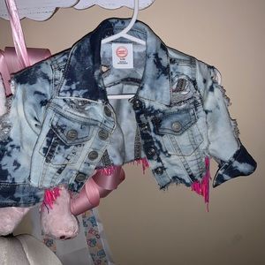 Custom jean jacket